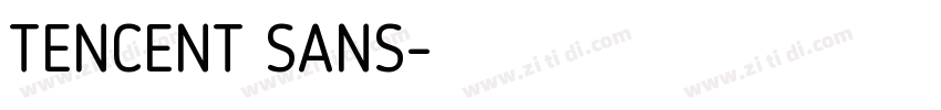 TENCENT SANS字体转换